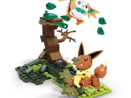 Mega Construx Pokemon Rowlet vs. Eevee Hot on Sale