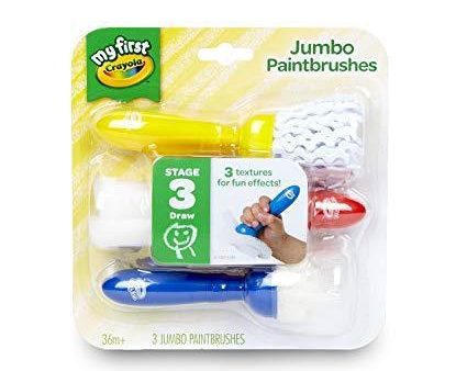 Crayola My First Jumbo Paintbrushes Hot on Sale