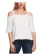 VINCE CAMUTO Womens Cold Shoulder Square Neck Top Online Hot Sale