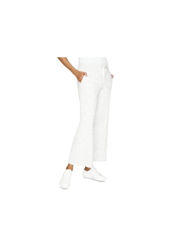 B NEW YORK Womens Stretch Tie Heather Flare Pants Online Sale