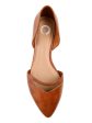 JOURNEE COLLECTION Womens Beige Lizzard Dorsay Padded Braley Pointed Toe Slip On Flats Shoes For Discount