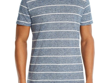 DYLAN GRAY Mens Navy Striped Casual Shirt For Sale