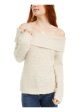 FRESHMAN FOREVER Womens Printed Long Sleeve Off Shoulder Blouse For Discount