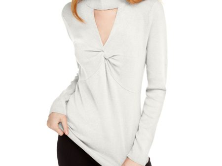 INC Womens Cut Out Long Sleeve Keyhole T-Shirt on Sale