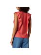 JOIE Womens Coral Ruffled Split Hem Sleeveless V Neck Top For Sale