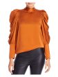 NOTES Womens Orange Top Online Hot Sale