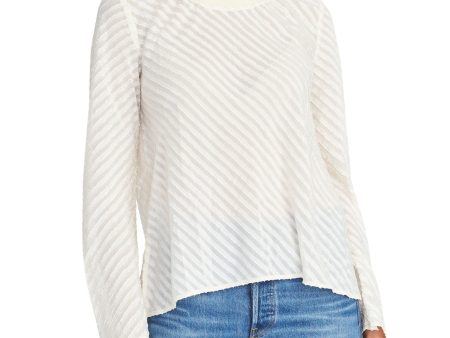 RACHEL ROY Womens Long Sleeve Crew Neck Tunic Top Hot on Sale