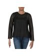 RACHEL ROY Womens Long Sleeve Crew Neck Tunic Top Hot on Sale