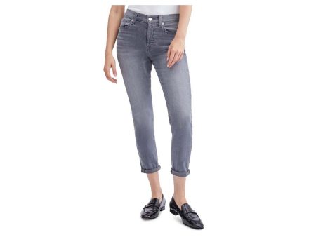 7 FOR ALL MANKIND Womens Zippered High Waist Jeans Sale