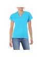 DKNY Womens Teal Textured Faux Layered Vented Hem Short Sleeve V Neck T-Shirt Supply