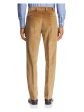 The Mens store Mens Brown Flat Front, Tapered, Suit Separate Pants Online Sale