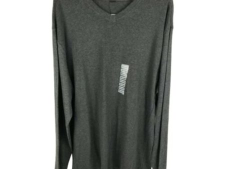 ALFANI Mens Gray Heather T-Shirt Online Hot Sale