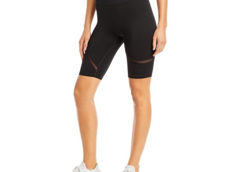 PUMA Womens Stretch Ribbed Active Wear Skinny Shorts Sale