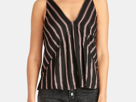 RACHEL ROY Womens Striped Sleeveless V Neck Tank Top Online