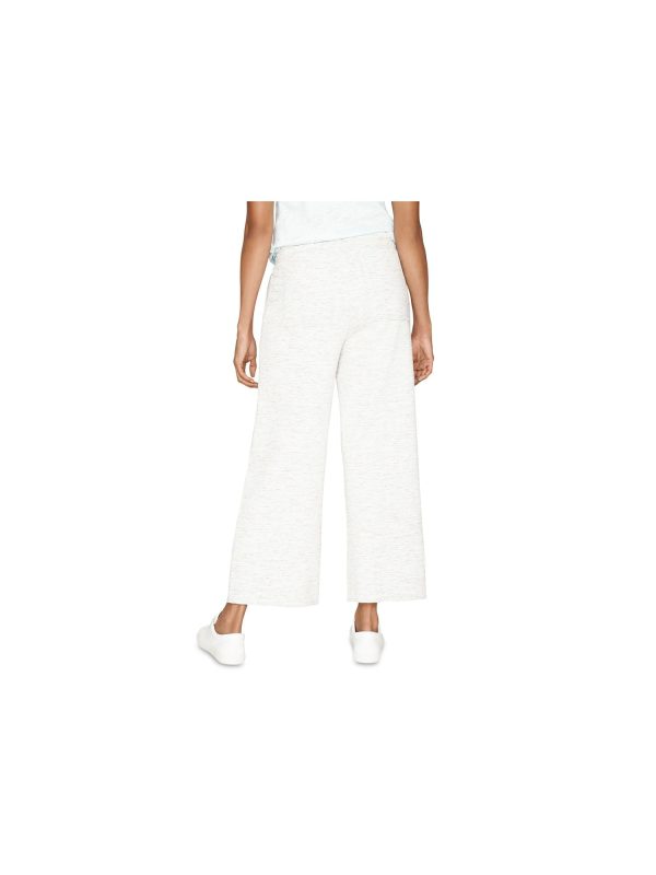 B NEW YORK Womens Stretch Tie Heather Flare Pants Online Sale