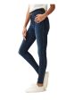 LUCKY BRAND Womens Blue Zippered Pocketed Ankle Skinny Jeans Sale