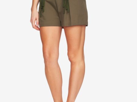 1. STATE Womens Green High Waist Lace Up Shorts Online now