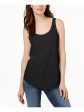 EILEEN FISHER Womens Black Sleeveless Scoop Neck Tank Top For Discount