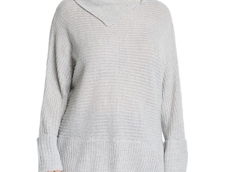 ALISON ANDREWS Womens Ribbed Long Sleeve Tunic Sweater on Sale