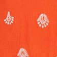 SANCTUARY Womens Orange Embroidered Printed Sleeveless V Neck Tunic Top Supply