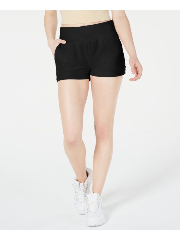 MATERIAL GIRL Womens Black Pocketed Shorts Online Hot Sale