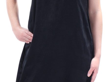 BAR III Womens Black Sleeveless V Neck Top Online now