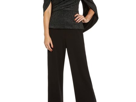 ADRIANNA PAPELL Womens Zippered Flutter Sleeve Boat Neck Cocktail Top on Sale