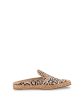 DOLAN Womens Beige Jute Braided Odis Almond Toe Wedge Slip On Mules For Cheap