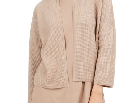 EILEEN FISHER Womens Beige Crew Neck Top Discount