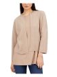 EILEEN FISHER Womens Beige Crew Neck Top Discount