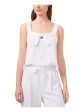 RILEY&RAE Womens Ruched Sleeveless Tank Top Online Sale