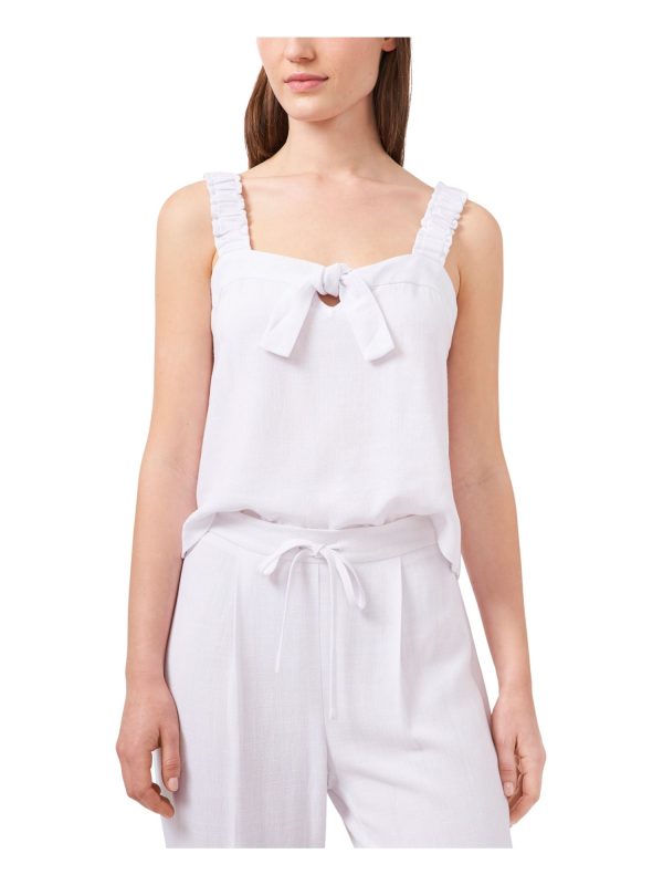 RILEY&RAE Womens Ruched Sleeveless Tank Top Online Sale