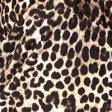 MICHAEL MICHAEL KORS Womens Beige Animal Print Long Sleeve Asymmetrical Neckline Top Online