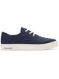 SUN STONE Mens Navy Cushioned Kiva Round Toe Lace-Up Sneakers Shoes M Online