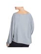 ELAN Womens Stretch Long Sleeve Boat Neck Top For Cheap