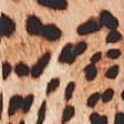 KAREN KANE Womens Beige Animal Print Long Sleeve Scoop Neck Party Top on Sale