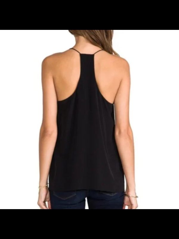 TIBI NEW YORK Womens Spaghetti Strap V Neck Tank Top Hot on Sale