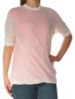 DKNY Womens White Short Sleeve Crew Neck Top Sale