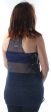 KIIND OF Womens Blue Racerback  Mesh Printed Sleeveless Jewel Neck Hi-Lo Top For Sale