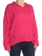 SANCTUARY Womens Pink Boyfriend Shirt Cuffed Collared Wear To Work Top For Cheap