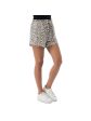 B COLLECTION Womens Beige Pocketed Drawstring Waist Animal Print Shorts Online now