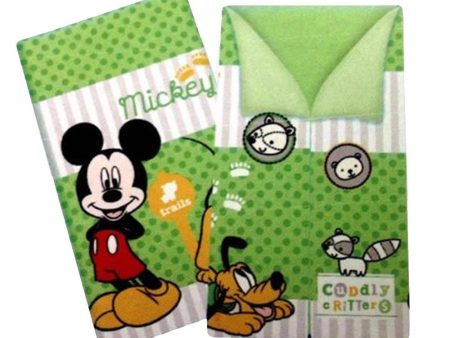 cobija baby sac mickey verde   disney Online Hot Sale