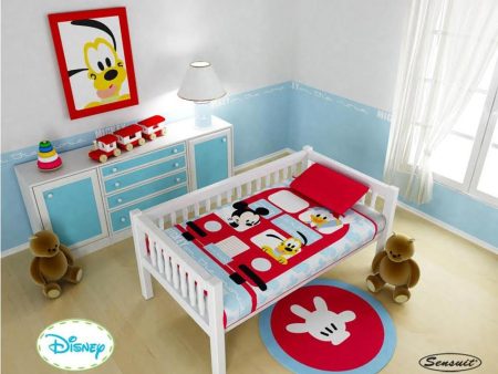 cobija cuna mickey bus   disney Online now