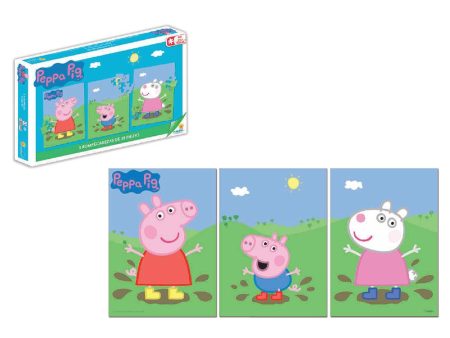 rompecabezas 3 x 35 pzas peppa pig Online Hot Sale