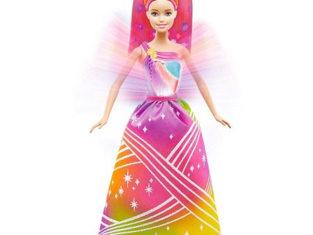 barbie reino arcoiris princesa luces brillantes Fashion