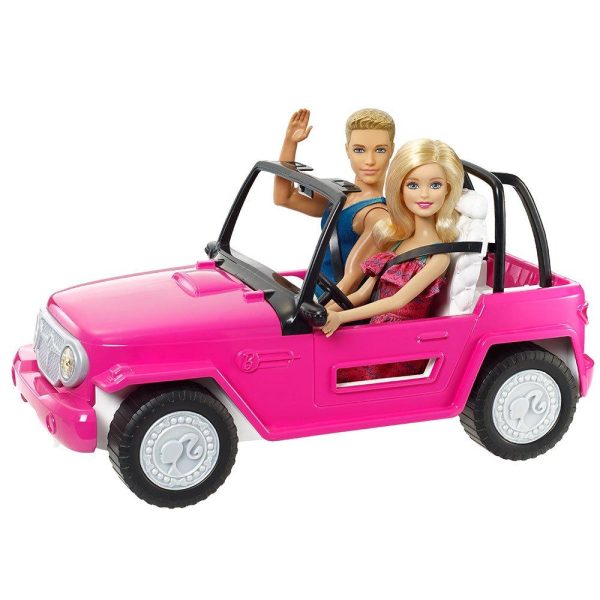 barbie auto de playa Sale