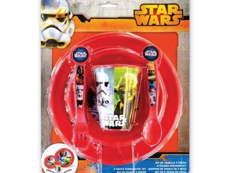 set vajilla 5 pzas star wars Online Hot Sale