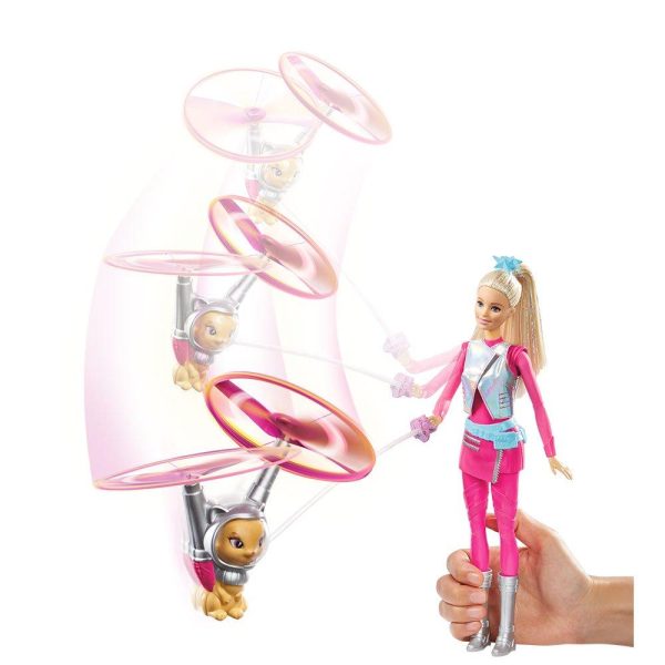 barbie en una aventura espacial barbie y mascota voladora Online