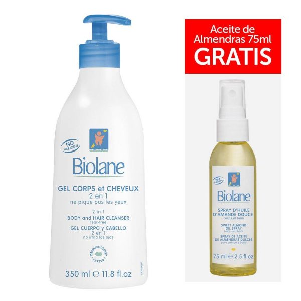 gel de bano 2 en 1 cabello y cuerpo 350ml Cheap