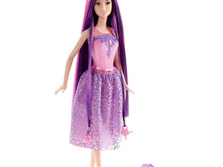 barbie reino de peinados magicos surtido princesas   morada Online